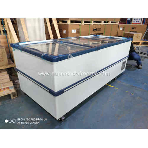 chest display freezer manufactures for supermarket